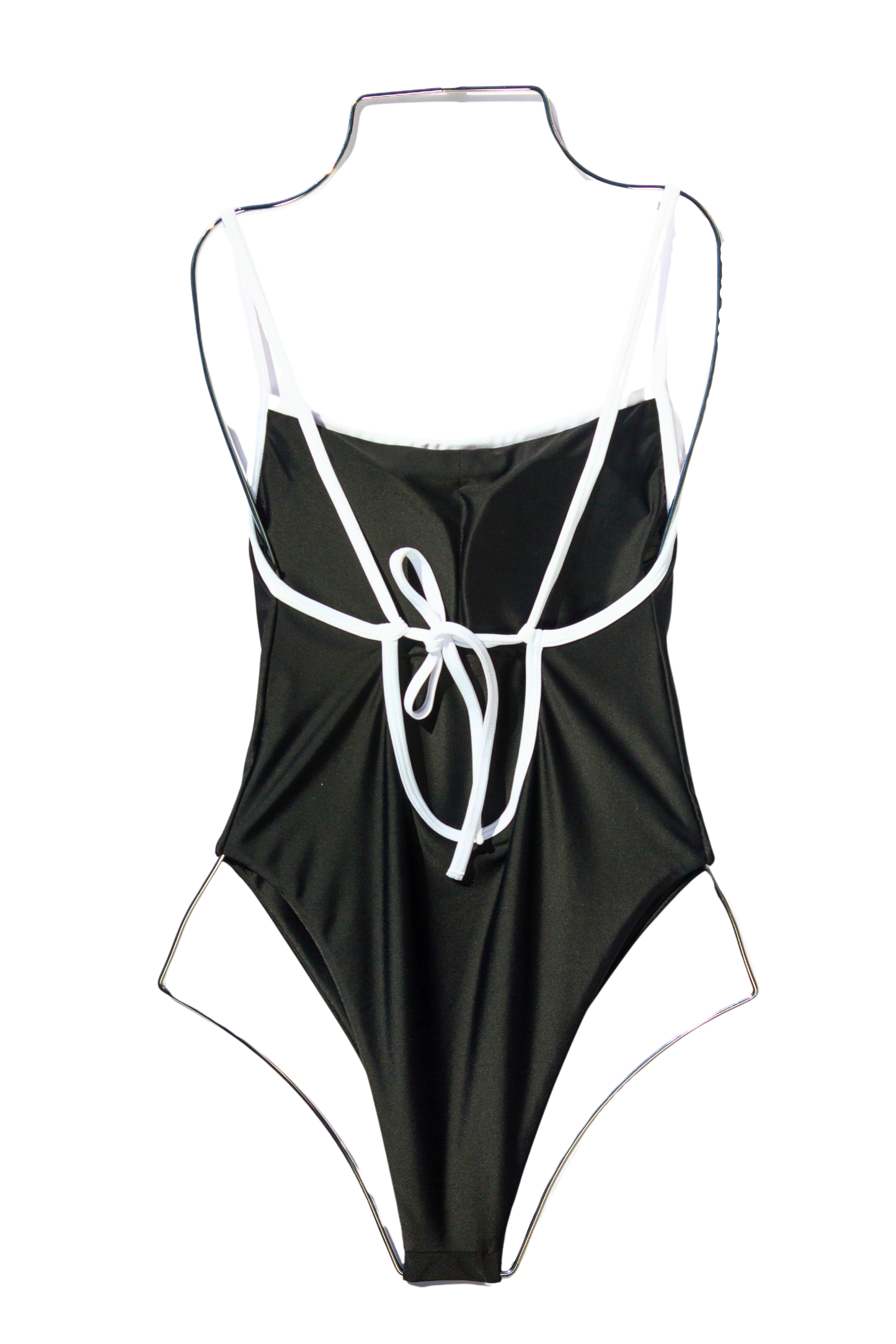 ALEJANDRA ONE PIECE BIKINI - BLACK AND WHITE