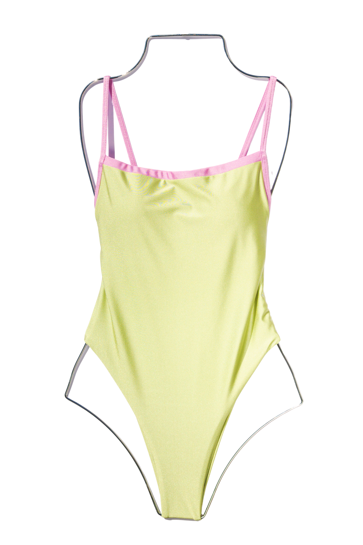 ALEJANDRA ONE PIECE BIKINI - BABY GREEN AND LILA