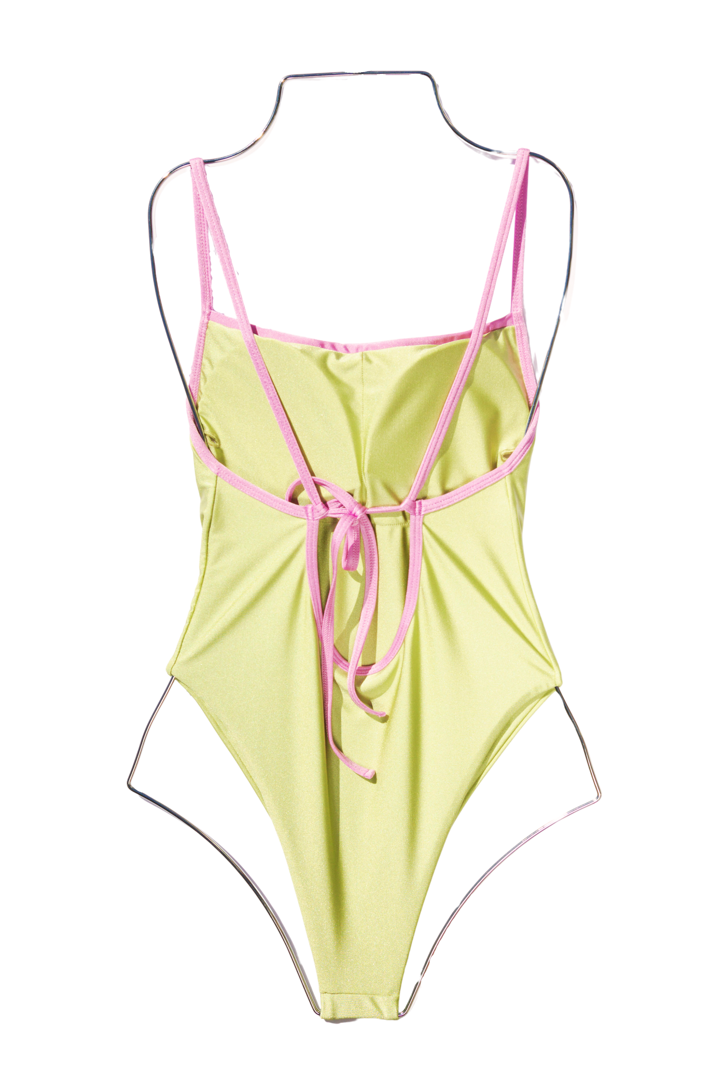 ALEJANDRA ONE PIECE BIKINI - BABY GREEN AND LILA