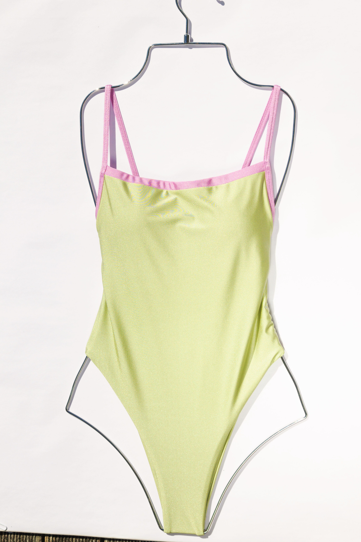 ALEJANDRA ONE PIECE BIKINI - BABY GREEN AND LILA
