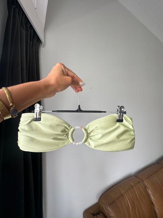 BELLA BIKINI TOP - BABY GREEN
