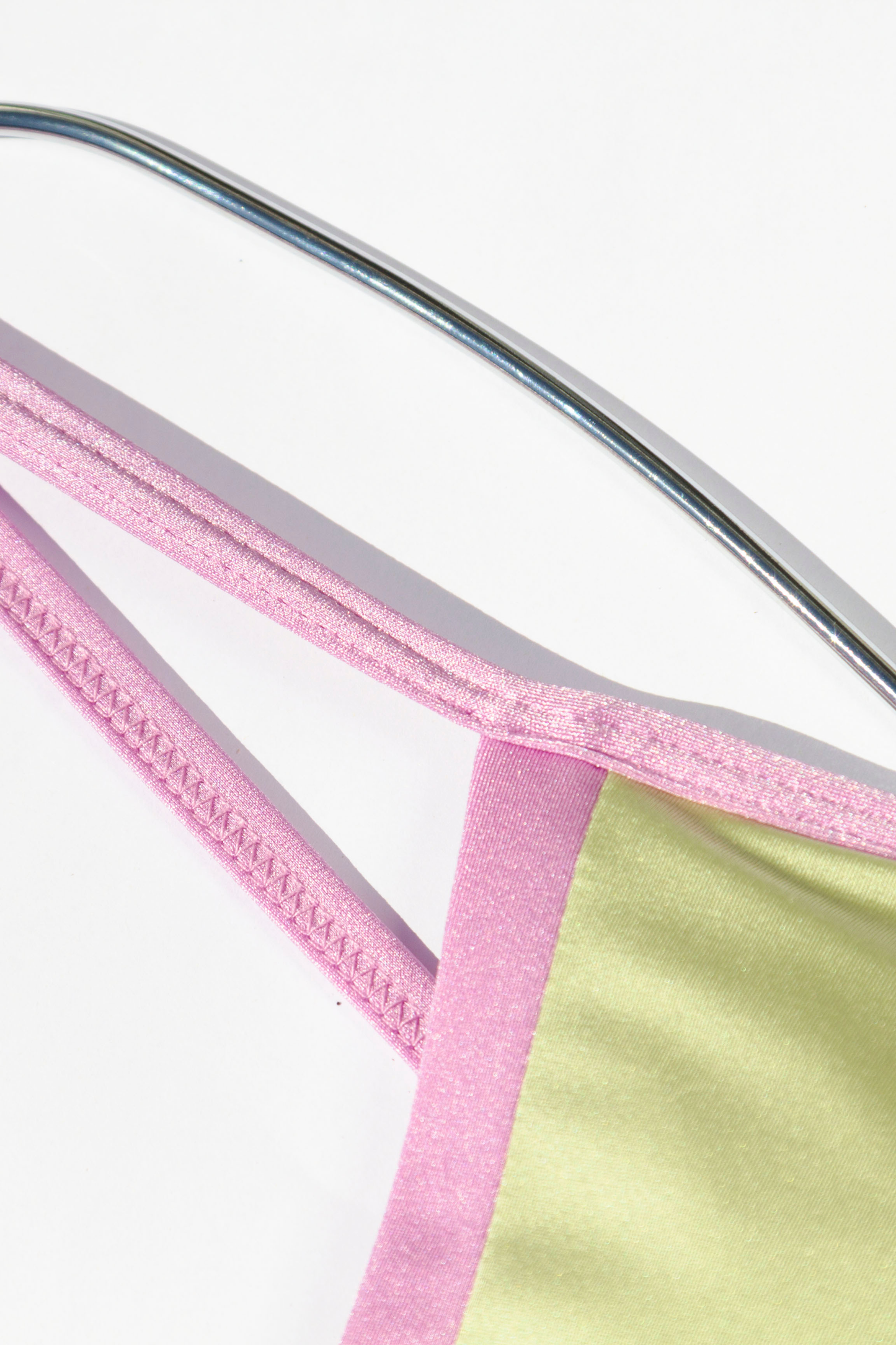 ALEJANDRA ONE PIECE BIKINI - BABY GREEN AND LILA