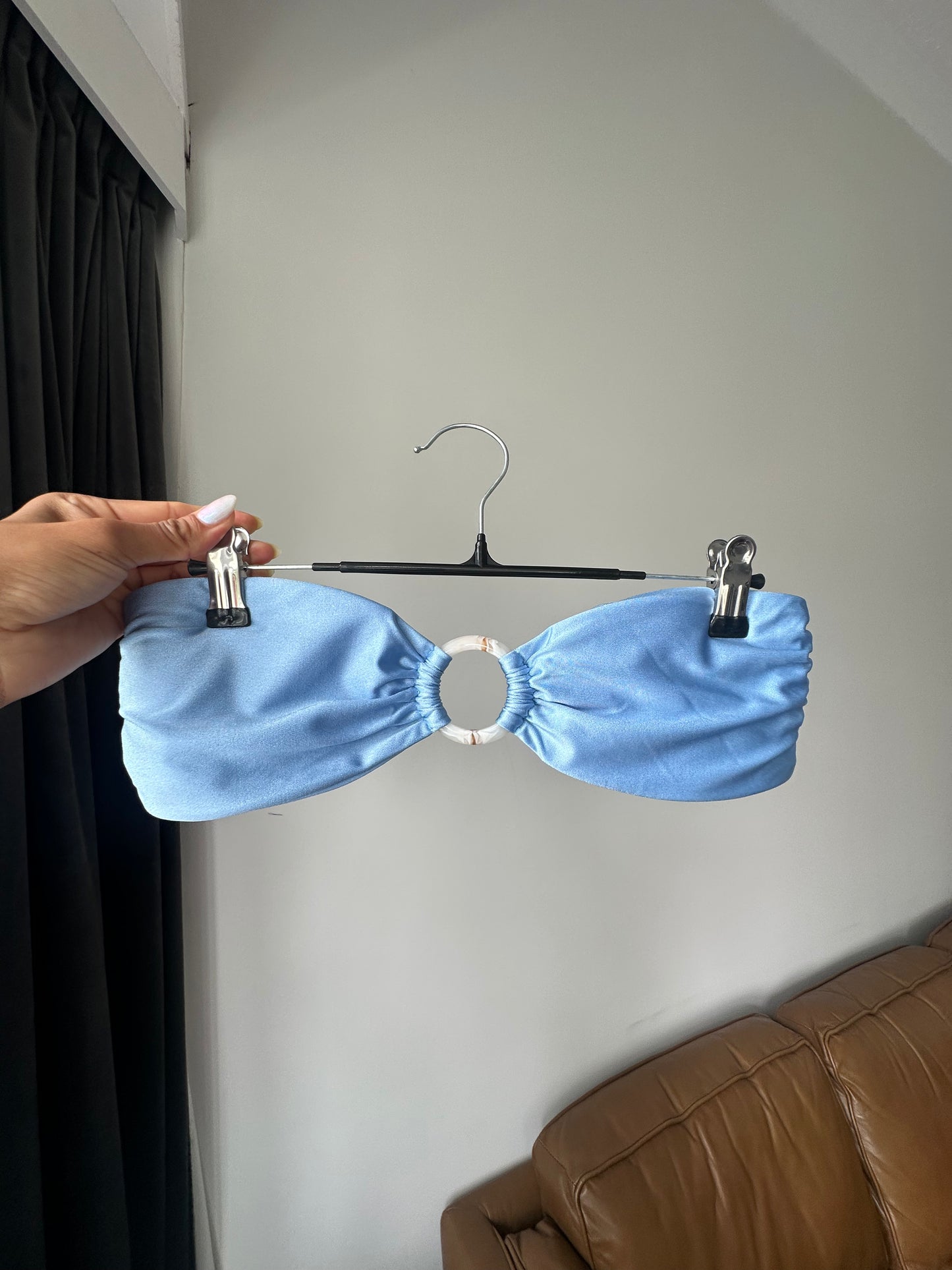 BELLA BIKINI TOP - BABY BLUE